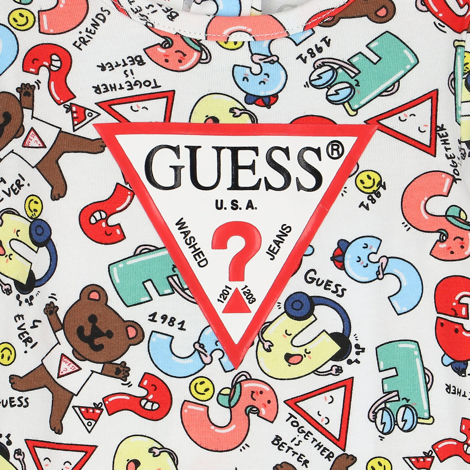 Baby Boys White Logo Babygrow, 1, hi-res