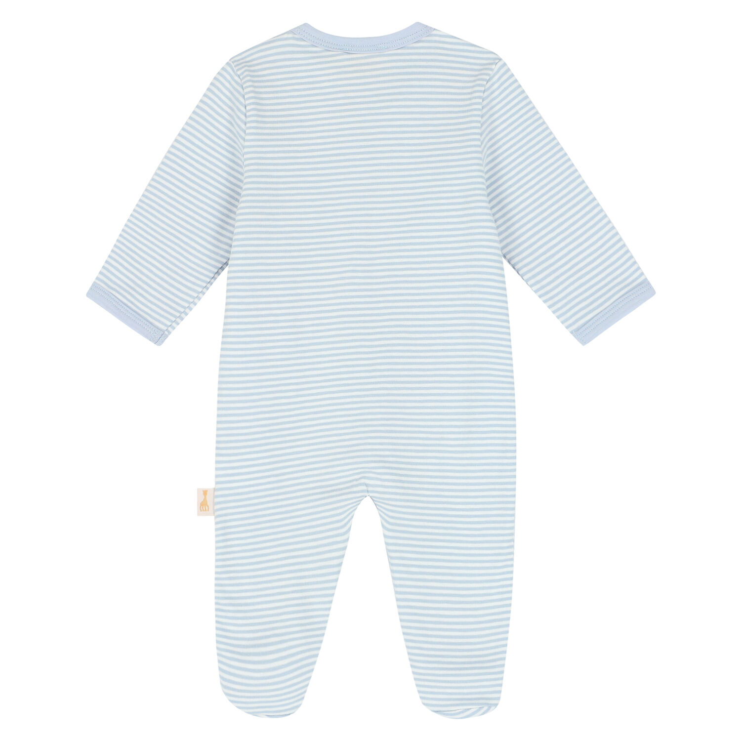 Baby Boys Blue & White Logo Babygrow, 2, hi-res