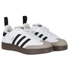 White AdiFom Samba Trainers, 1, hi-res