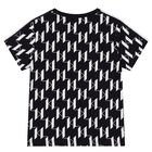 Boys Black & White Logo T-Shirt, 1, hi-res