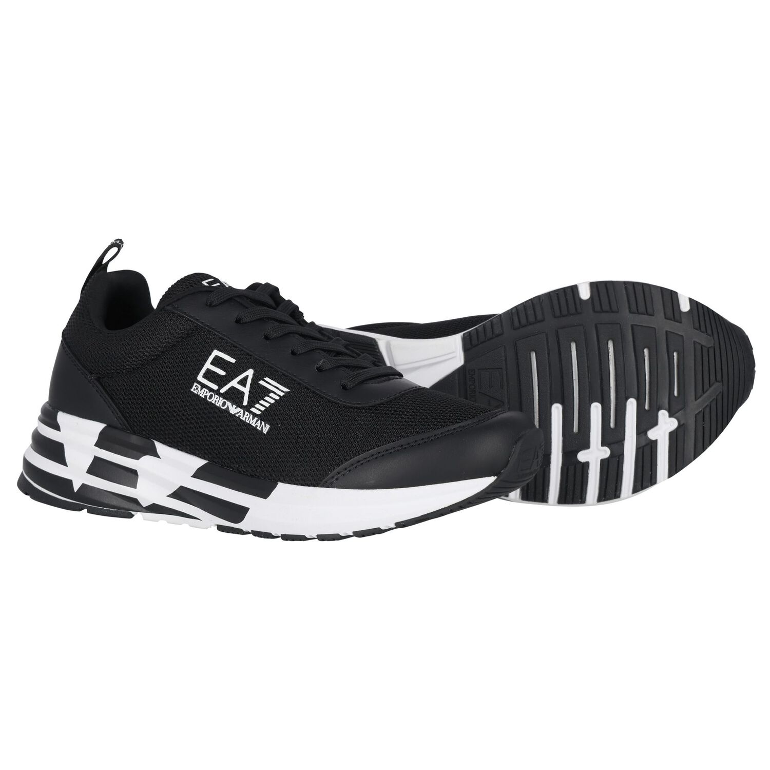 Black & White Logo Trainers, 2, hi-res
