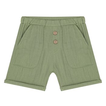 Younger Boys Green Shorts