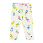 Girls White & Multicolor Ice Pop Sweatshirt Set, 1, hi-res