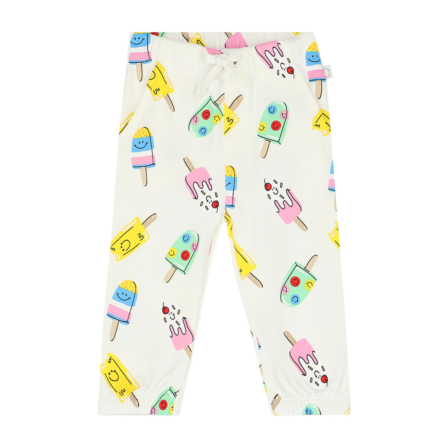 Girls White & Multicolor Ice Pop Sweatshirt Set, 1, hi-res image number null