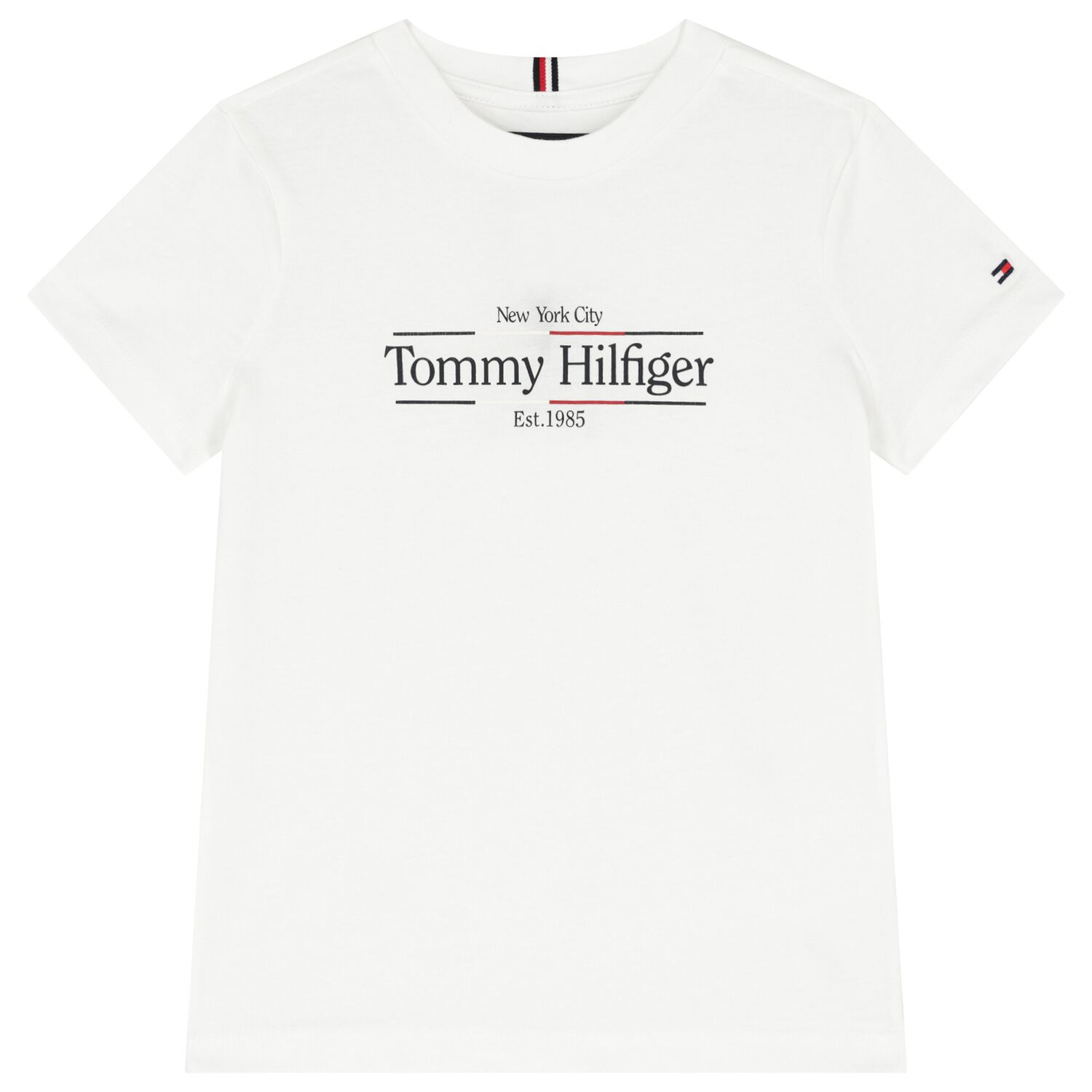 Boys White Logo T-Shirt, 1, hi-res image number null