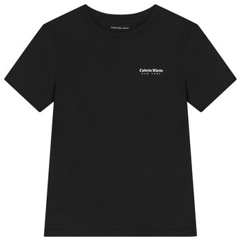 Boys Black Logo T-Shirt