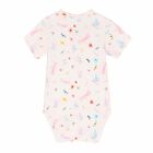 Baby Girls Pink Printed Bodysuit, 1, hi-res