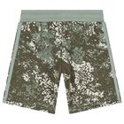 Boys Green Trefoil Logo Shorts Set, 1, hi-res