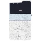 Baby Boys White, Blue & Navy Blue Geo Map Nest, 1, hi-res