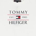 Boys White Flag Logo Cotton T-Shirt, 4, hi-res