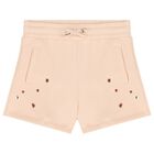 Girls Pink Logo Shorts, 1, hi-res