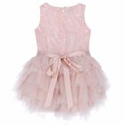 Girls Pink Embellished Dress, 1, hi-res