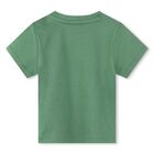 Younger Boys Green Logo T-Shirt, 2, hi-res