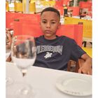 Boys Navy Blue Logo T-Shirt, 2, hi-res