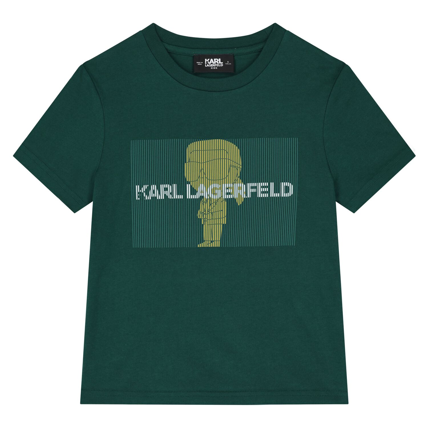 Boys Green Ikonik Logo T-Shirt, 1, hi-res