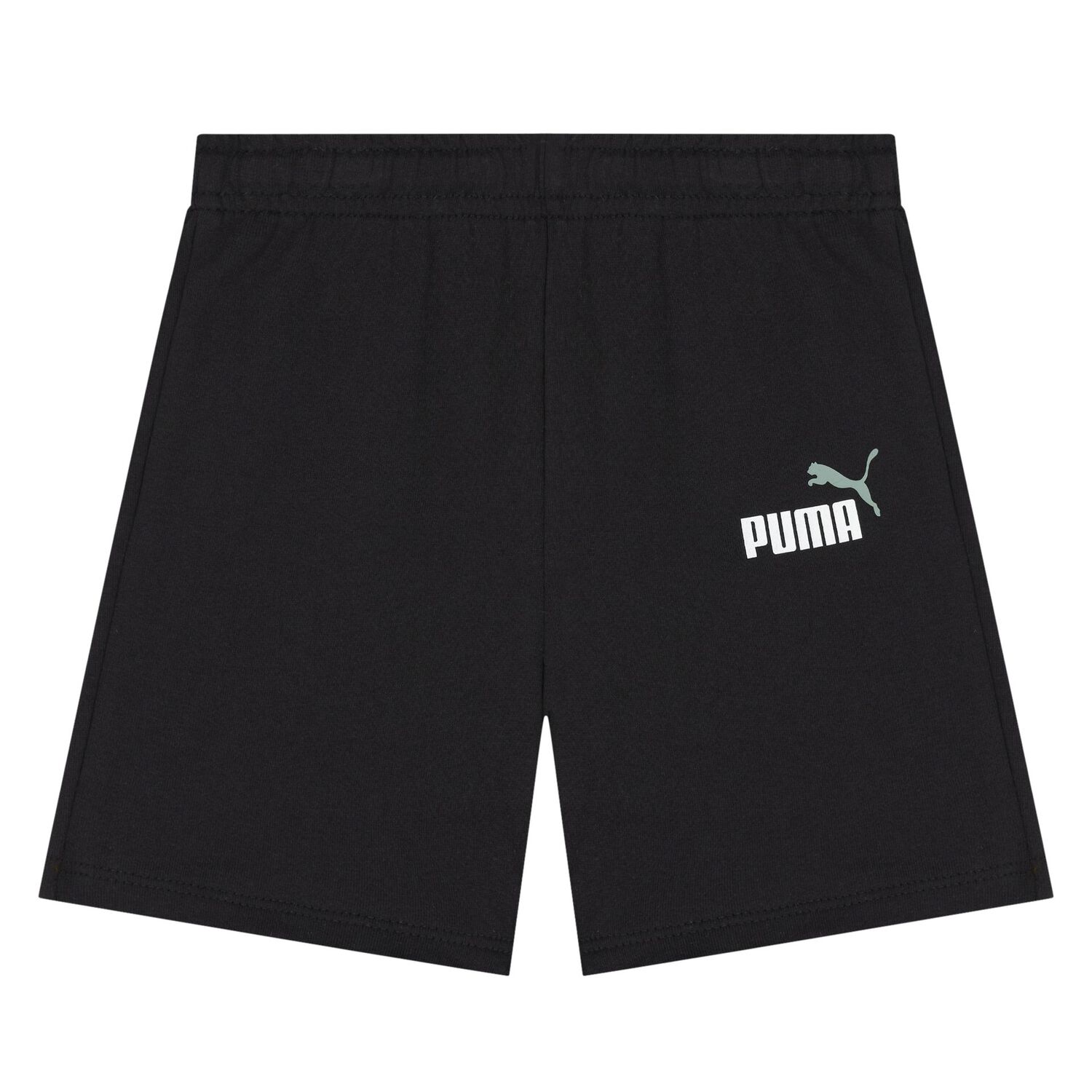 Younger Boys Black Logo Shorts Set, 1, hi-res image number null