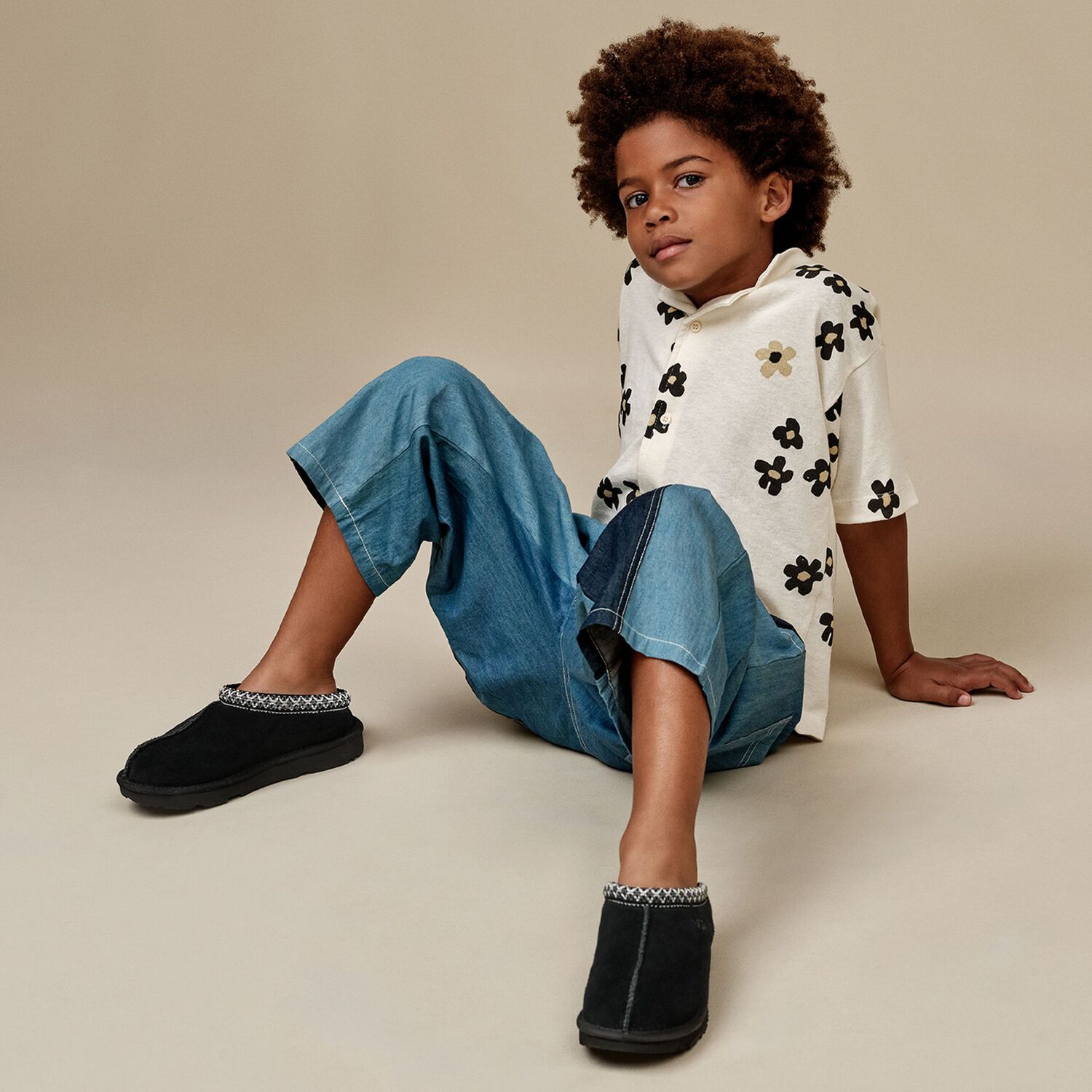 Black Tasman II Suede Mules, 1, hi-res