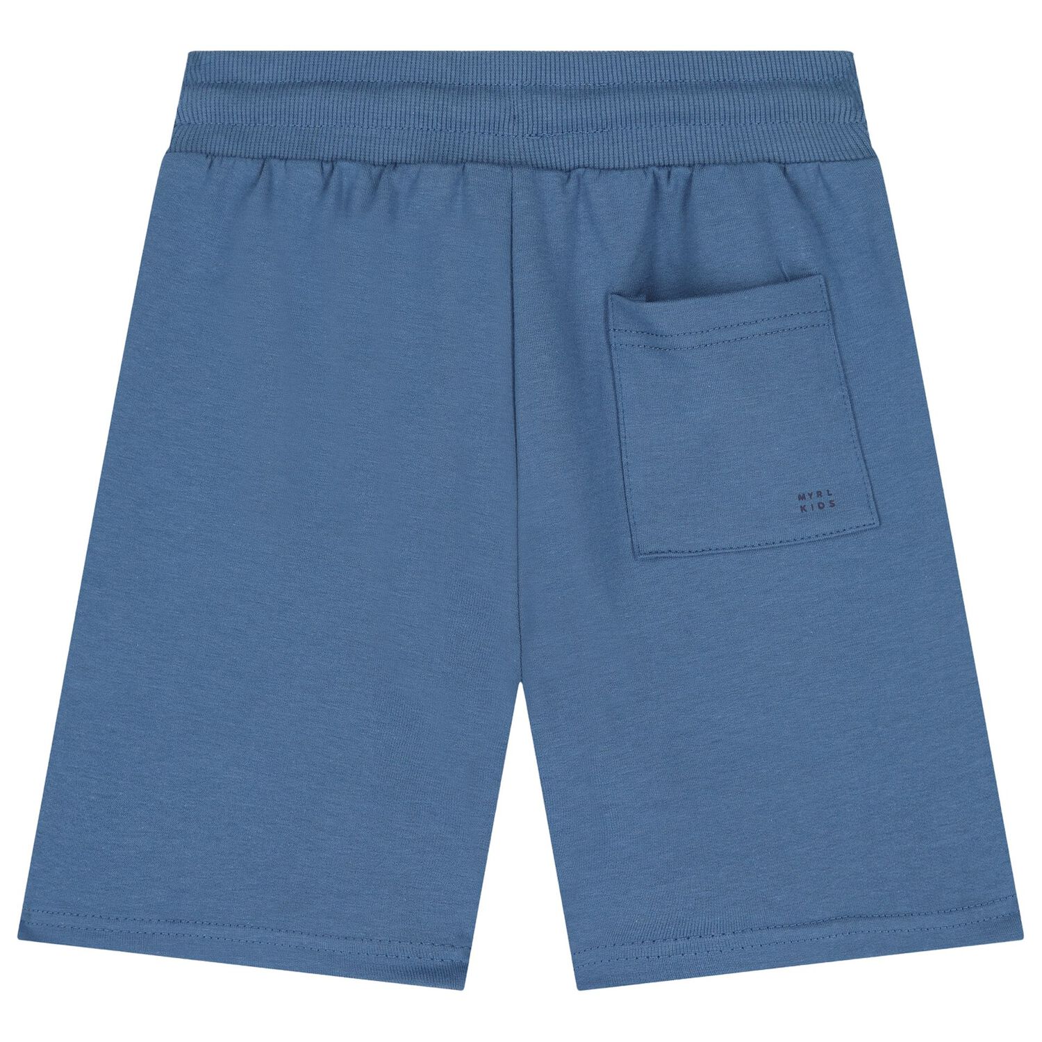 Boys Blue Jersey Shorts, 7, hi-res