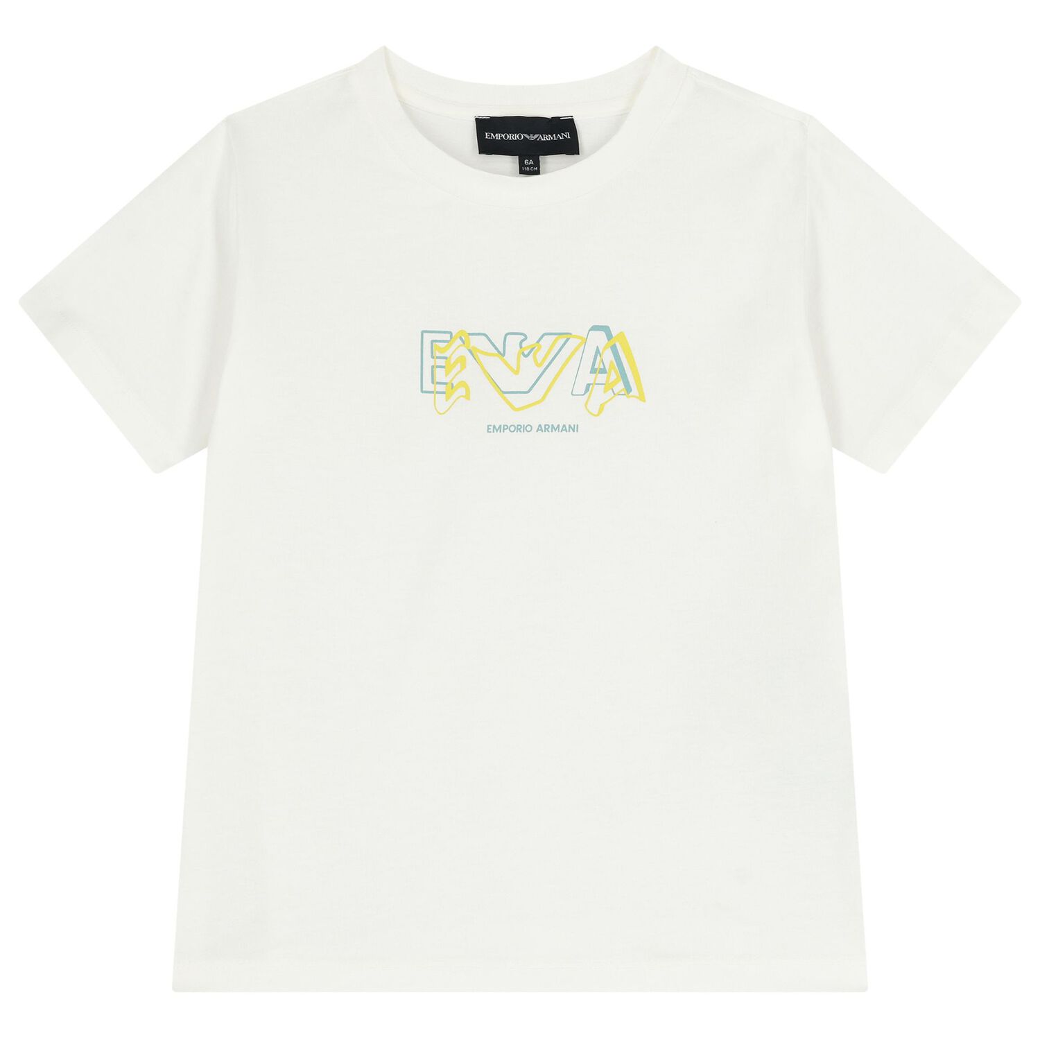 Boys White & Blue T-Shirts ( 2 Pack ), 2, hi-res