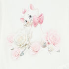 Younger Girls White Marie Graphic T-Shirt, 1, hi-res