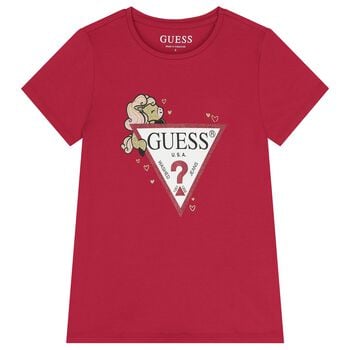 Girls Red Logo T-Shirt