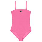 Girls Pink Logo Swimsuit, 1, hi-res