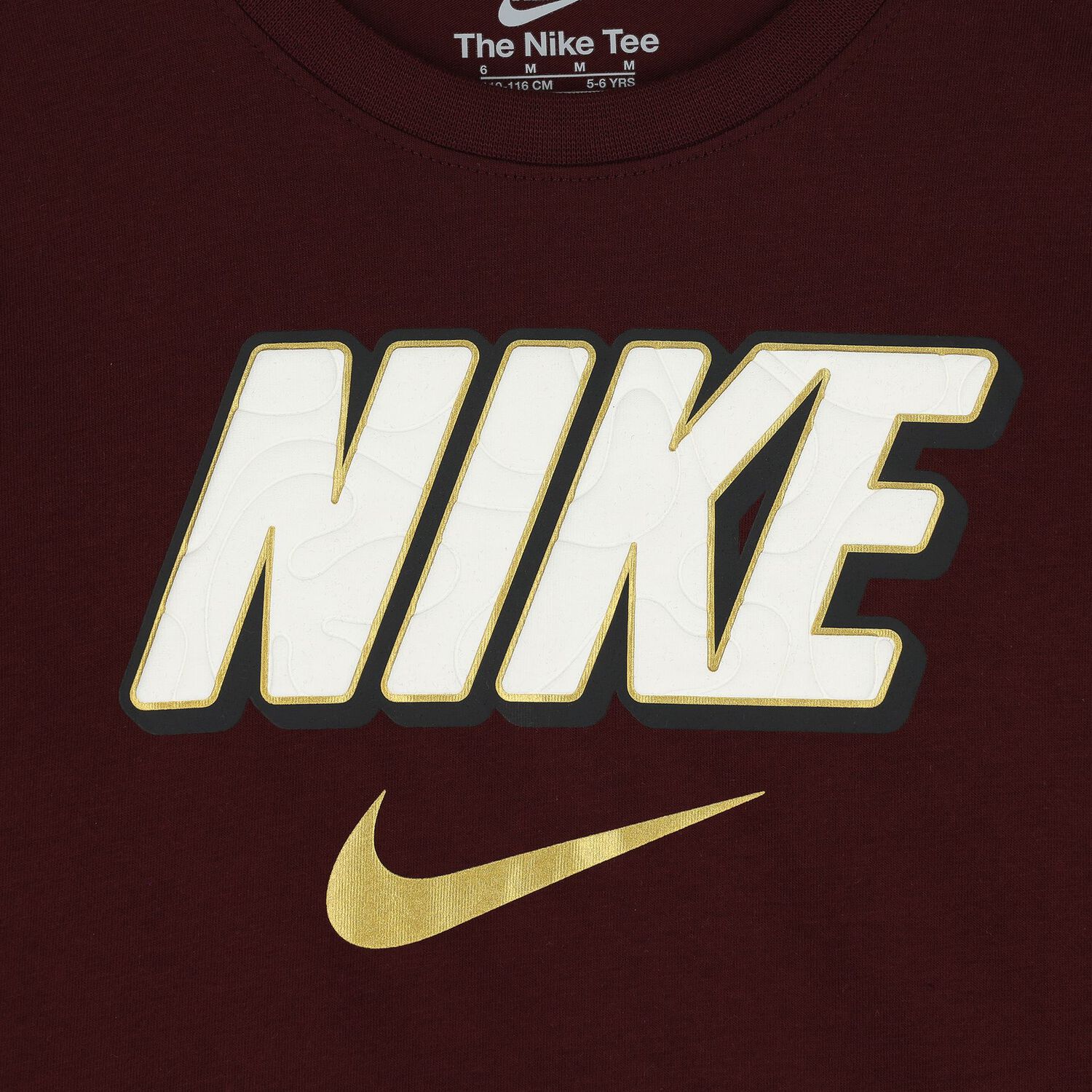 Boys Burgundy Logo Long Sleeve Top, 2, hi-res