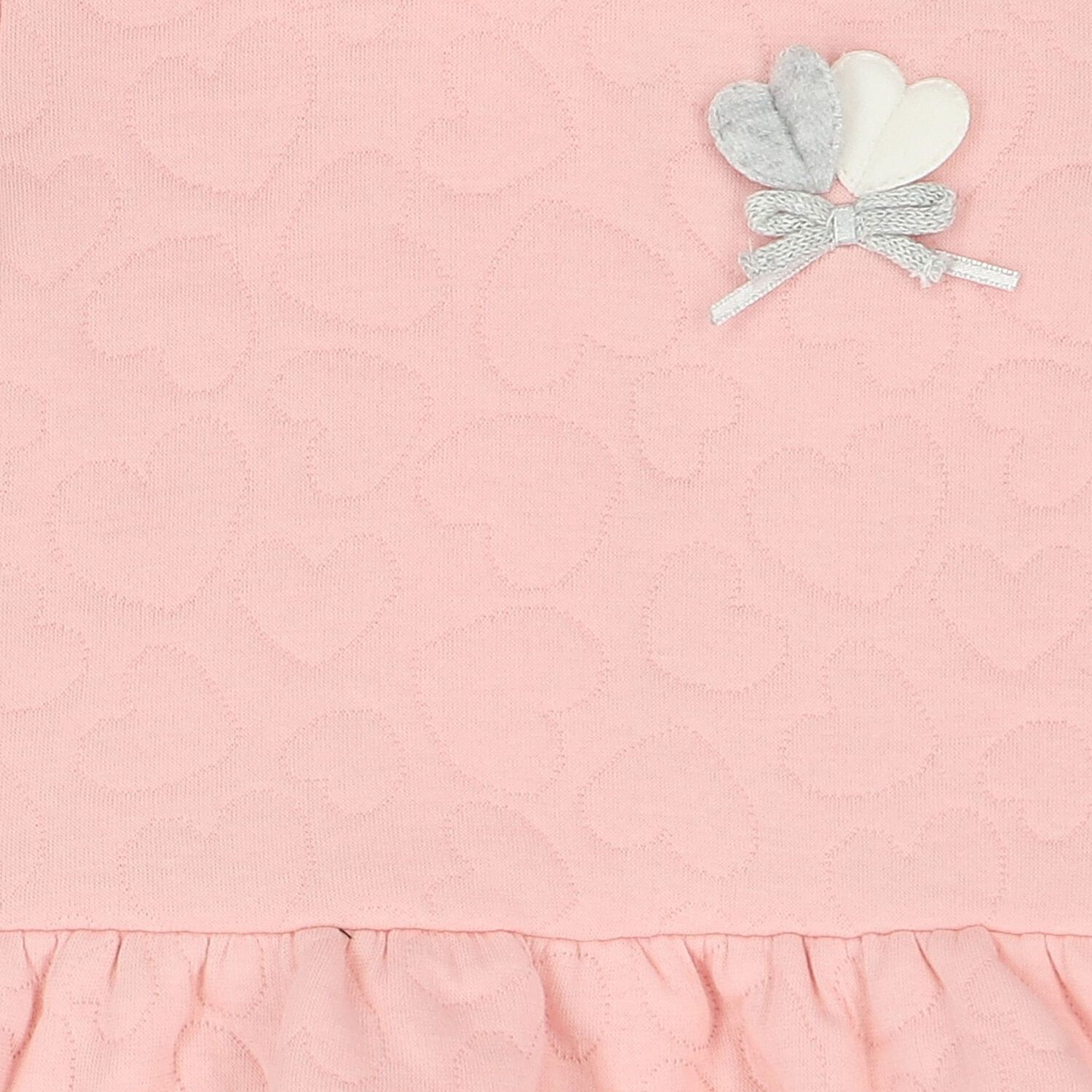 Baby Girls Pink Dress, 1, hi-res