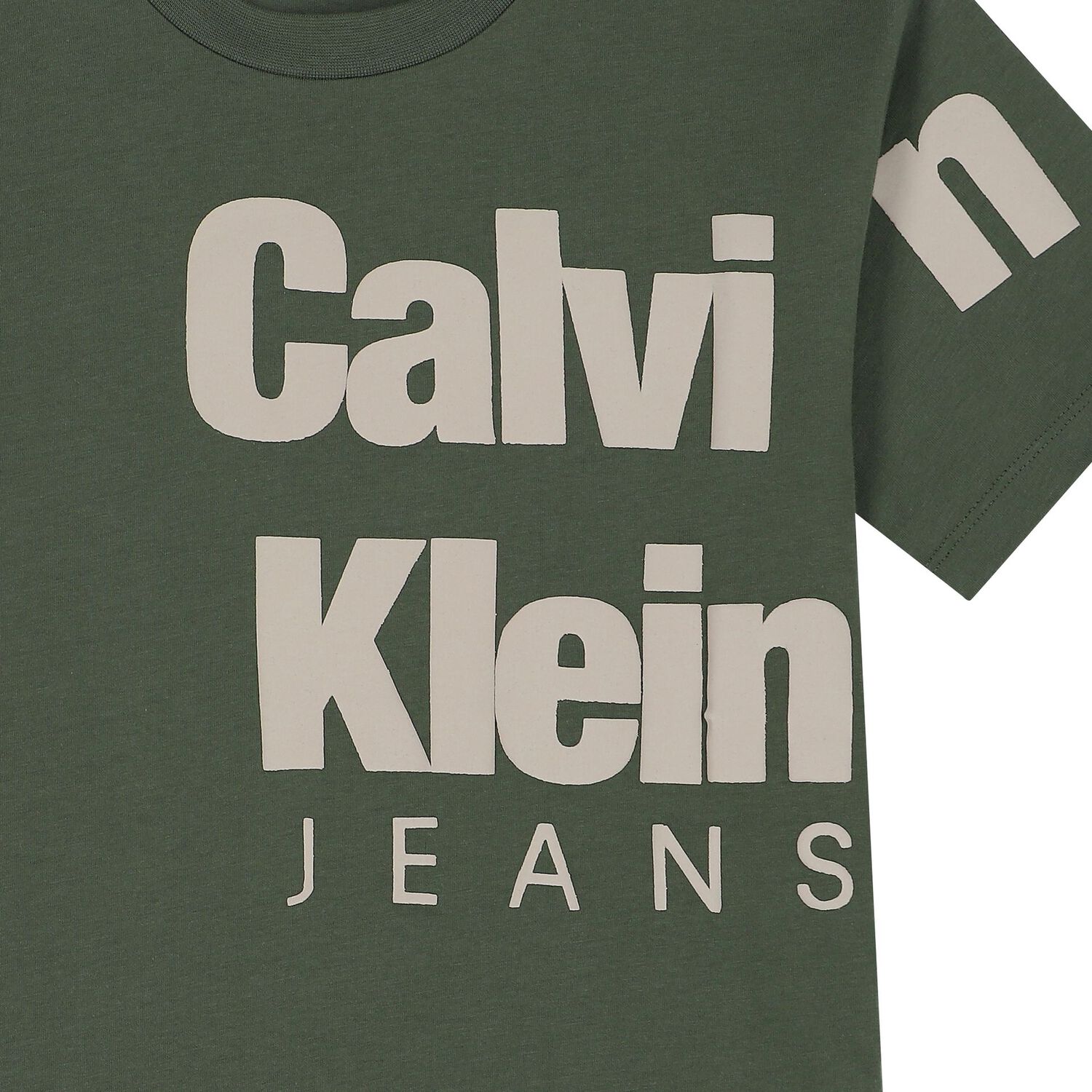 Boys Green Logo T-Shirt, 1, hi-res