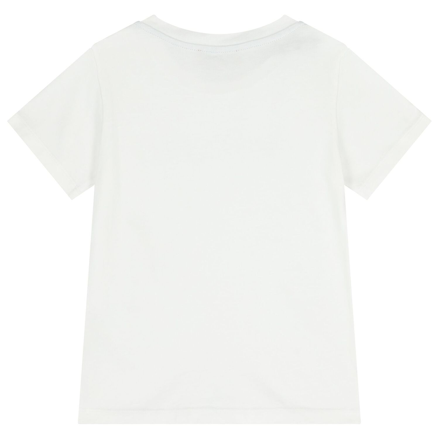 Girls White Logo T-Shirt , 1, hi-res