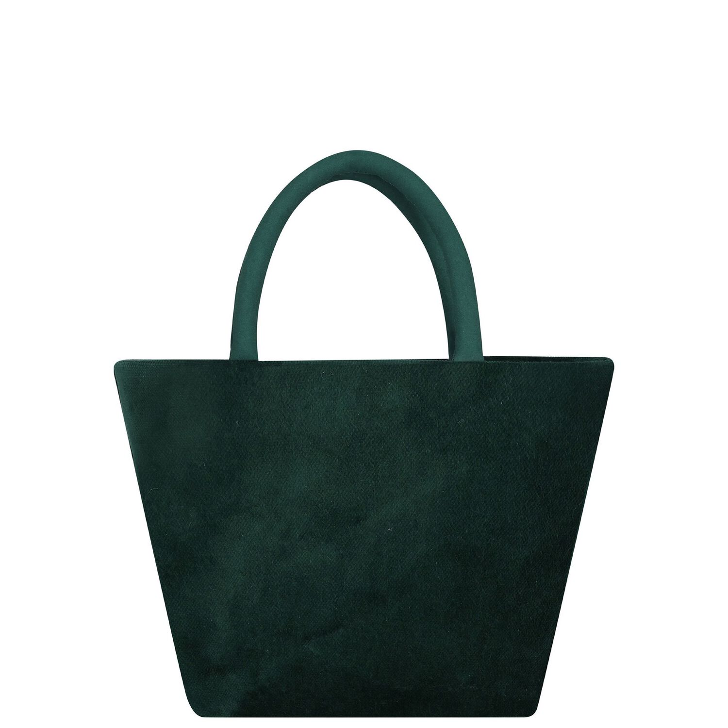 Girls Green Velvet Bow Hand Bag, 1, hi-res image number null