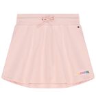 Girls Pink Logo Skirt, 1, hi-res