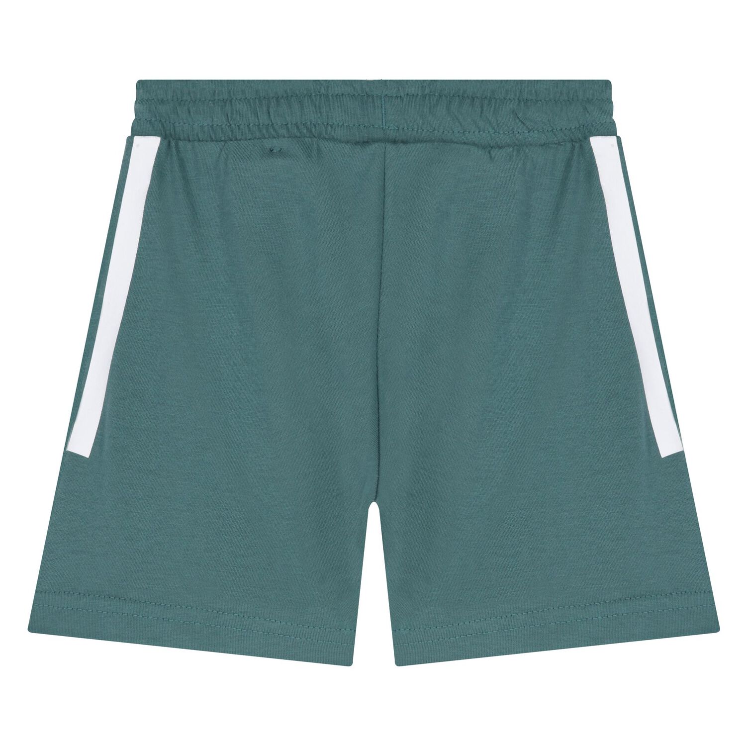 Younger White & Green Marvel Logo Shorts Set, 1, hi-res