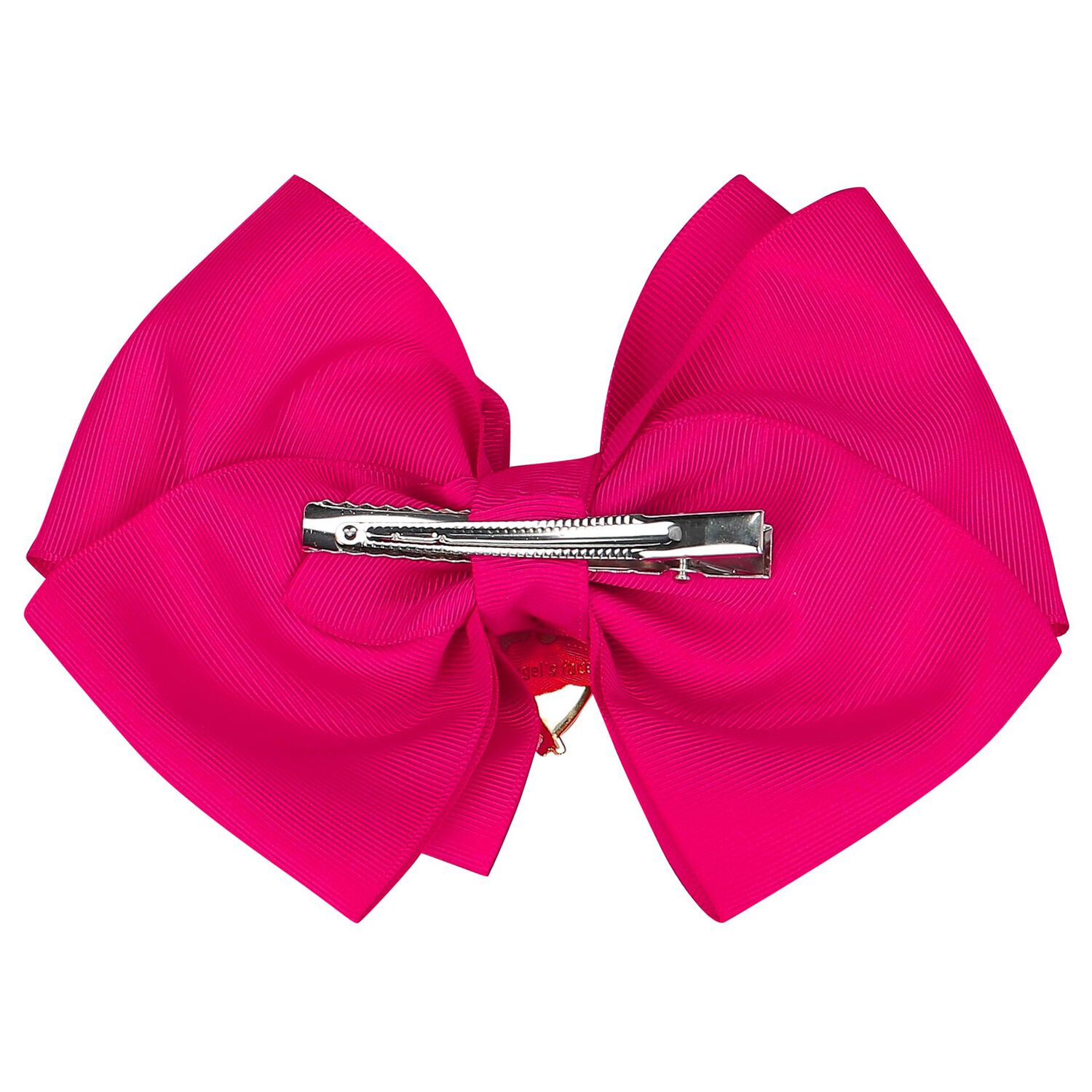 Girls Pink Bow Hairclip, 10, hi-res