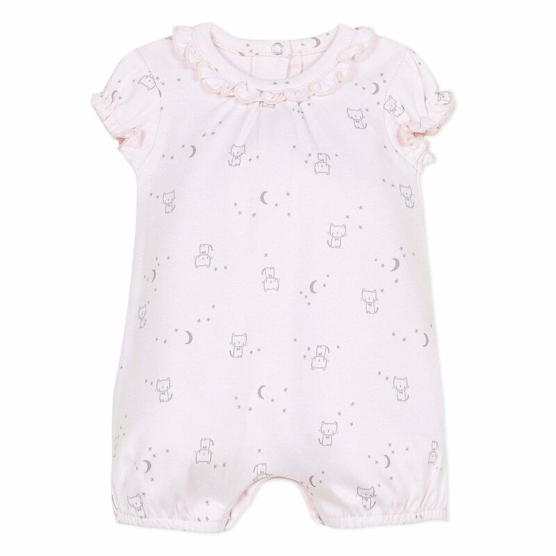 Baby Girls Pink Organic Cotton Shortie, 1, hi-res image number null