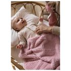 Baby Girls Pink Faux Fur Blanket, 1, hi-res