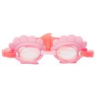 Girls Pink Melody The Mermaid Swimming Goggles, 1, hi-res