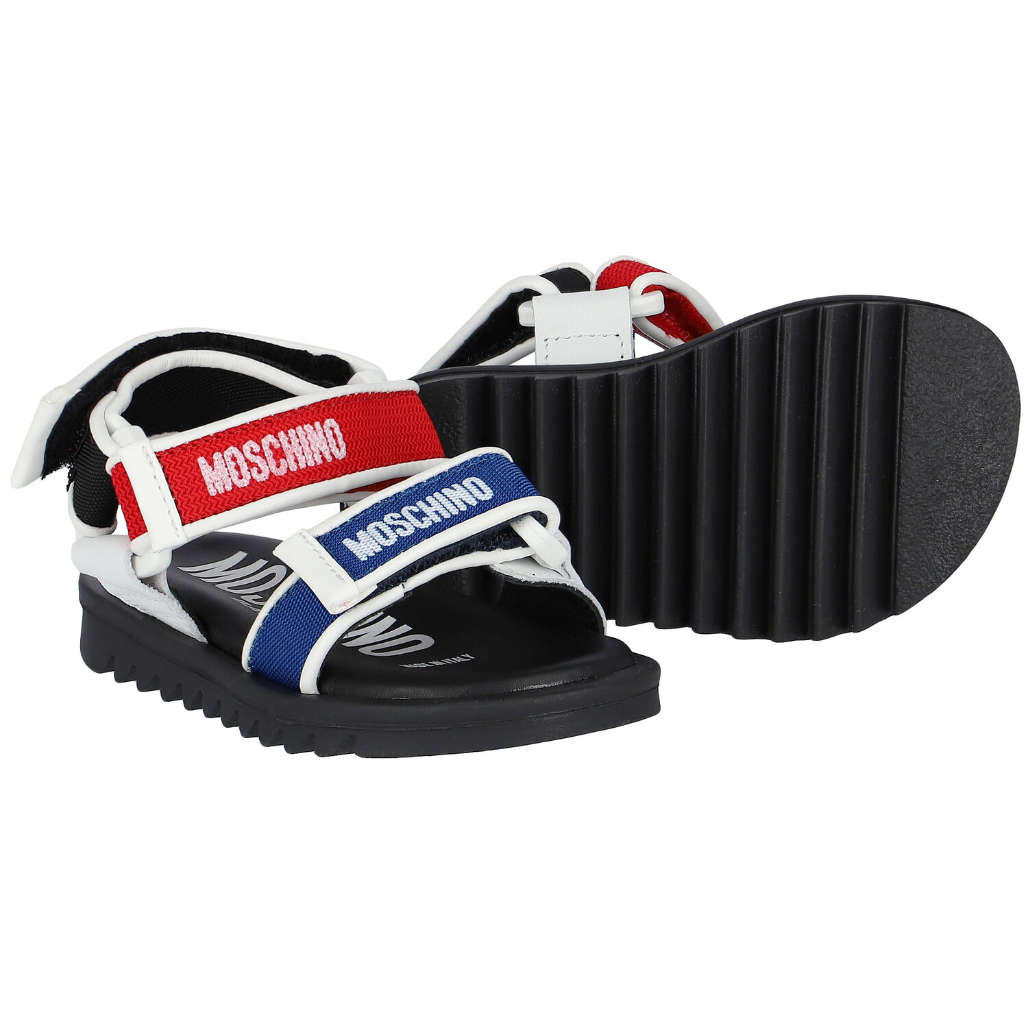 Black Logo Sandals, 1, hi-res image number null