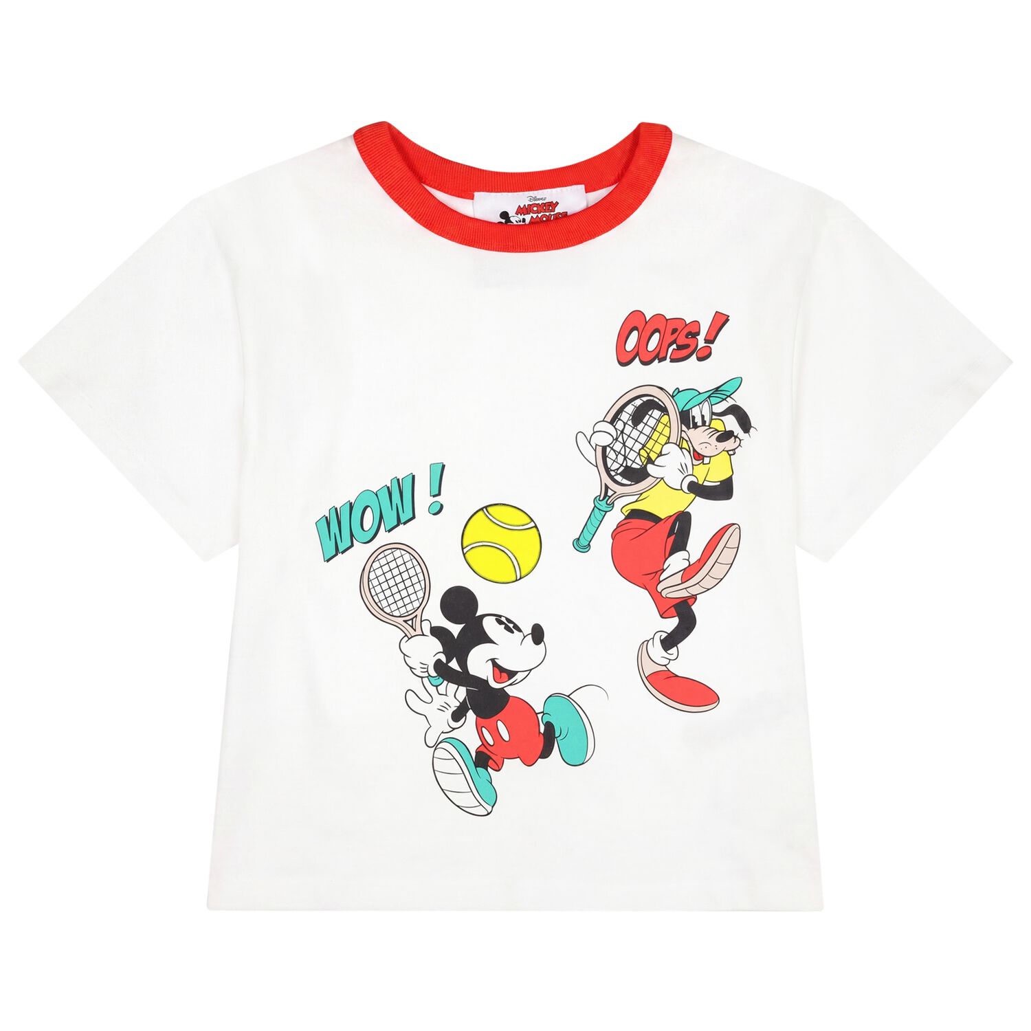 Boys White Disney T-Shirt, 1, hi-res