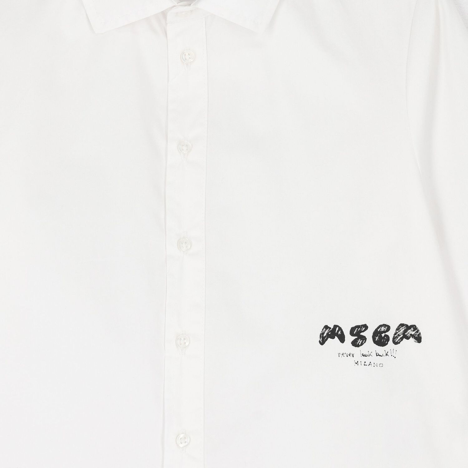 Boys White Logo Shirt, 1, hi-res image number null