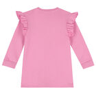 Younger Girls Pink Logo Dress, 1, hi-res
