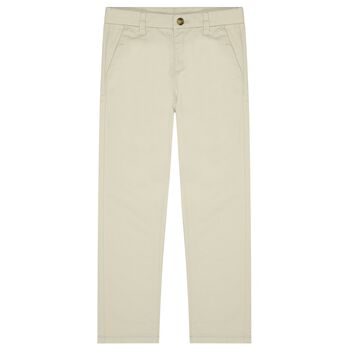 Boys Beige Trousers