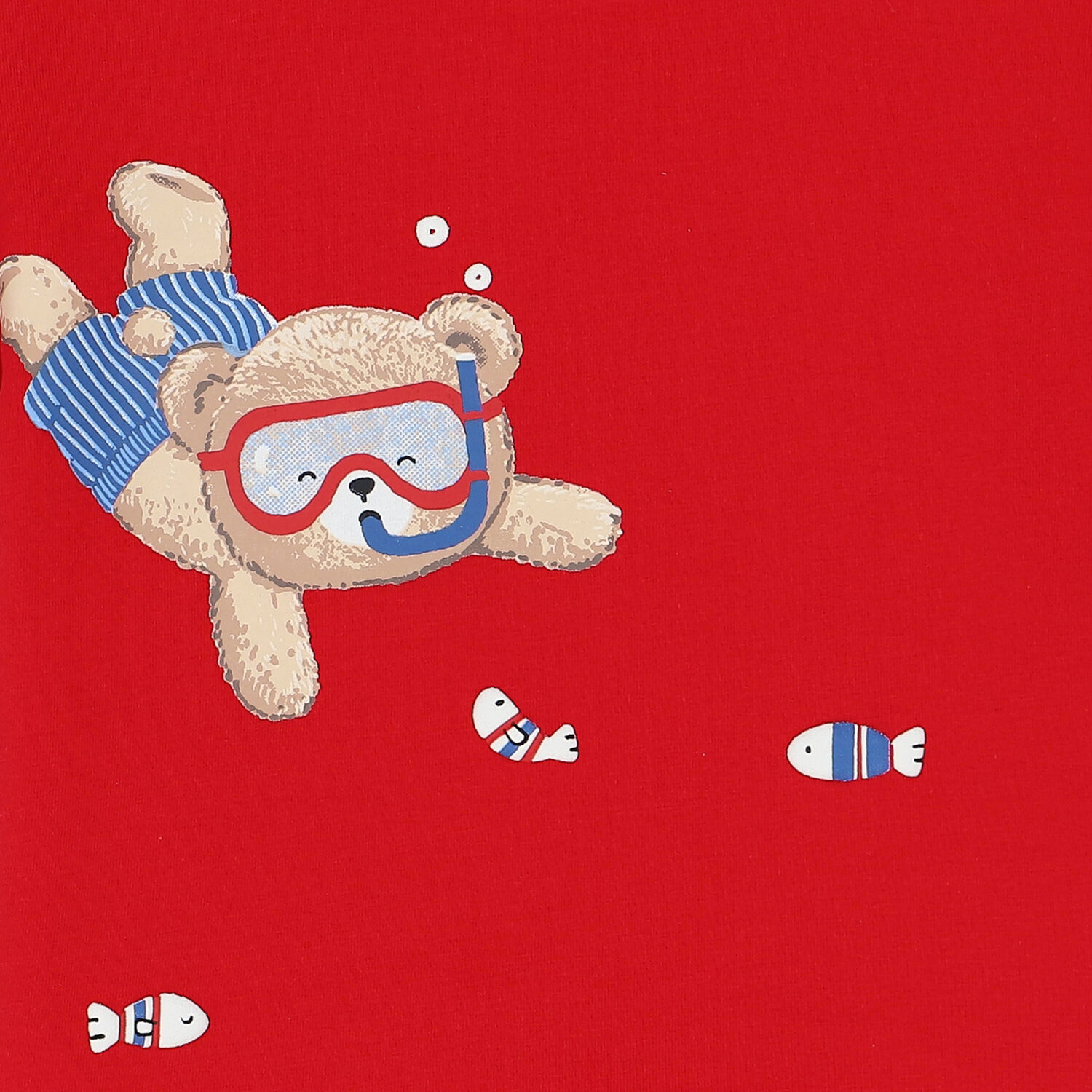 Baby Boys Red, White & Blue Teddy Shorts Set, 1, hi-res