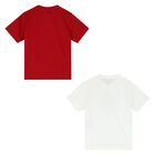 Boys White & Red Logo T-Shirt (2-Pack), 1, hi-res