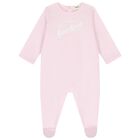 Baby Girls Pink Logo Babygrow Gift Set, 1, hi-res