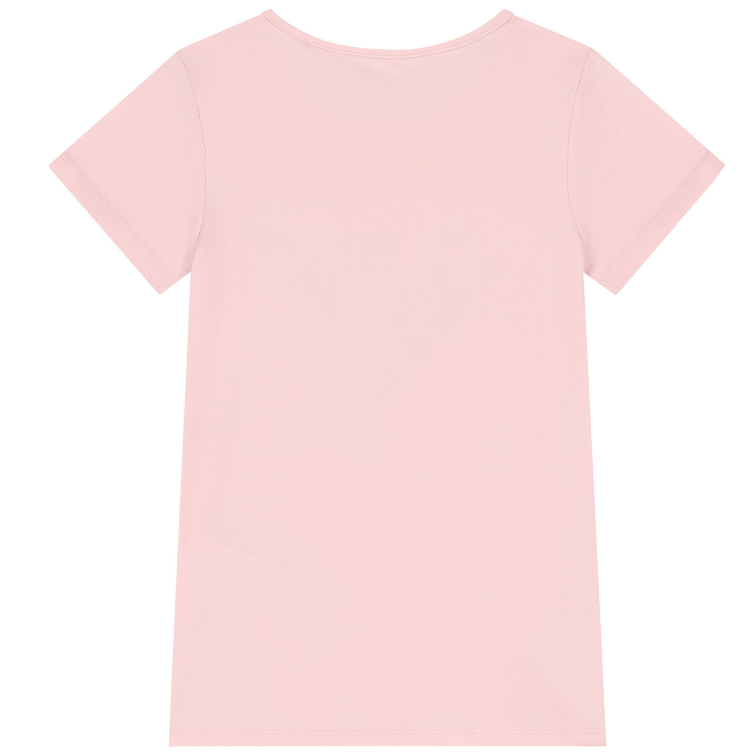 Girls Pink Embellished Logo T-Shirt, 2, hi-res