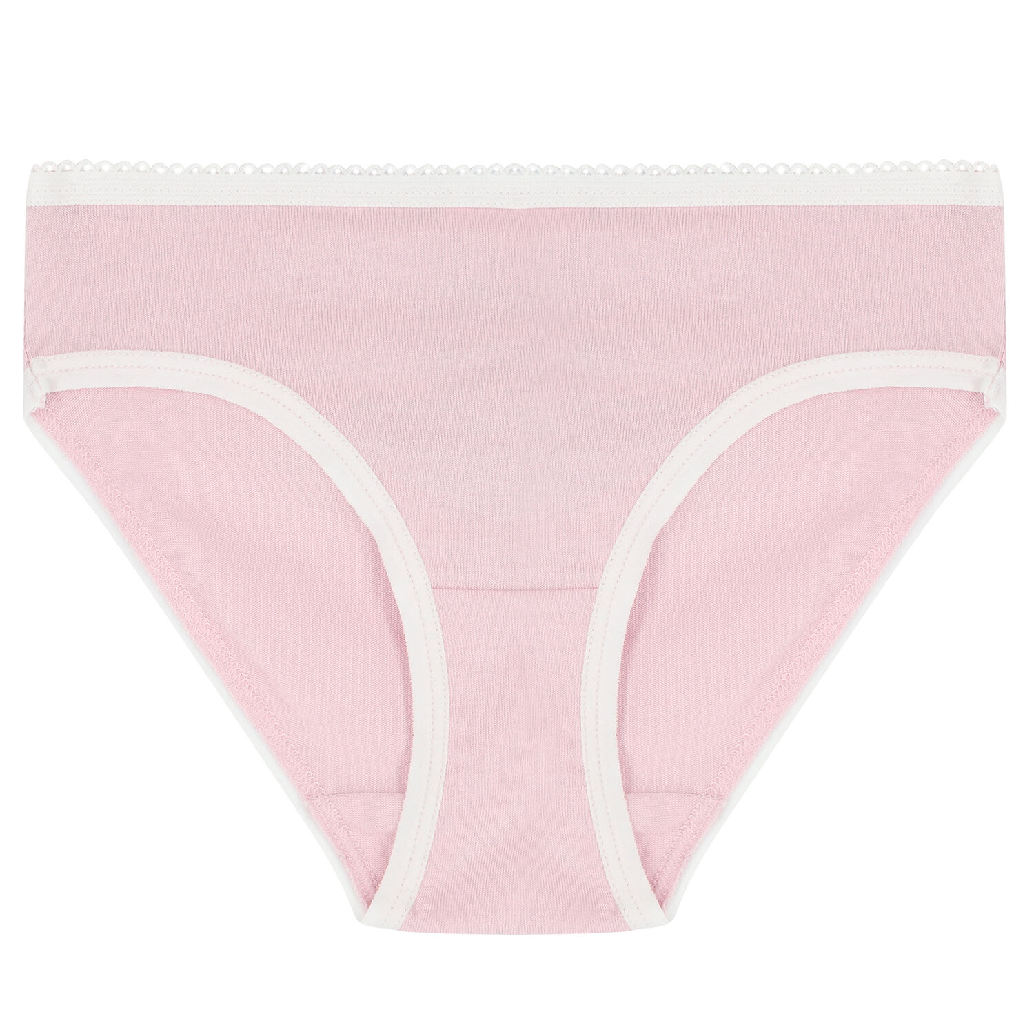 Girls Pink & White Bikini Brief ( 5-Pack ), 1, hi-res image number null