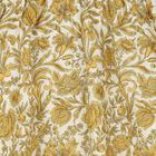 Younger Girls White & Gold Floral Dress, 1, hi-res