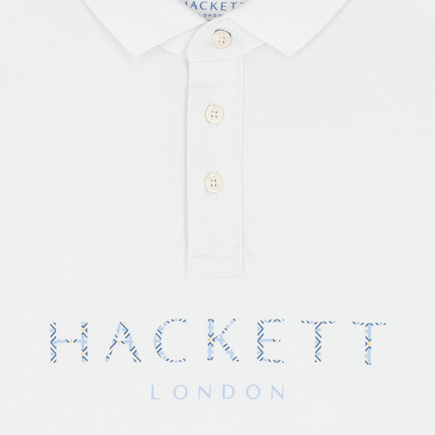 Boys White Logo Polo Shirt, 3, hi-res image number null