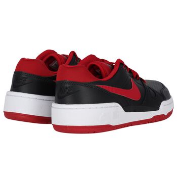 Black & Red Full Force Low Trainers